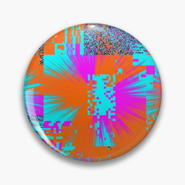 Artikelvorschau, Nahtloses Textilmuster mit radialem Glitch-Farbverlauf im Retro-Stil der 80er und 90er Jahre entworfen und verkauft von patternproai.