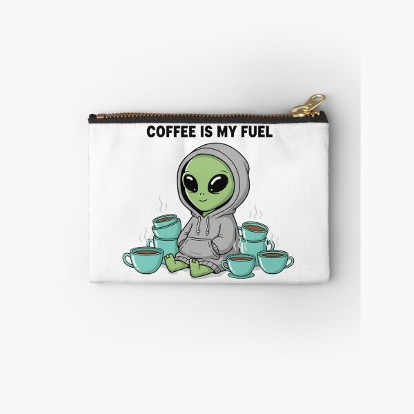 Item preview, Coffee Is My Fuel Cute Alien Design designed and sold by NOVALOOMARCH.