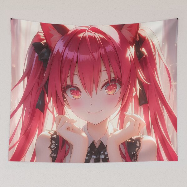 Item preview, Kotori Itsuka Date A Live Red Twintails Cute Mode designed and sold by mildaclairmo.