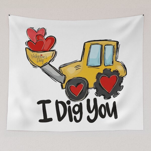 Item preview, Vintage Classic Car I Dig You designed and sold by PrintCarClub.
