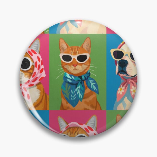 Item preview, Fashionable kittens and puppies designed and sold by ShineOfCreative.