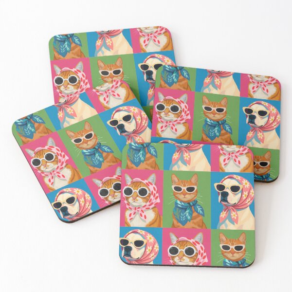 Item preview, Fashionable kittens and puppies designed and sold by ShineOfCreative.