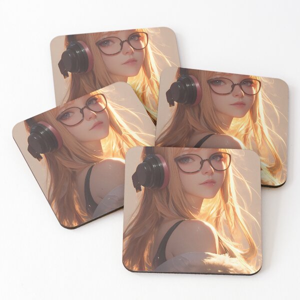 Item preview, Futaba Sakura Persona 5 Sunset Headphones Glow designed and sold by mildaclairmo.