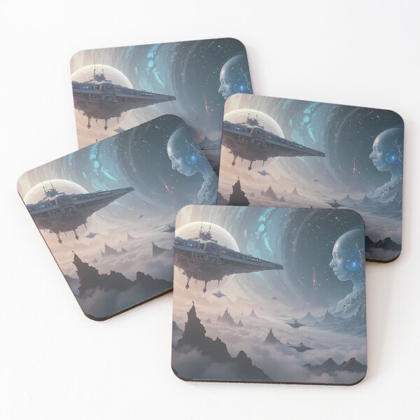 Item preview, Fiction Galactic Journeys Epic Adventures Beyond Stars Space designed and sold by ART ATTACK ZONE.