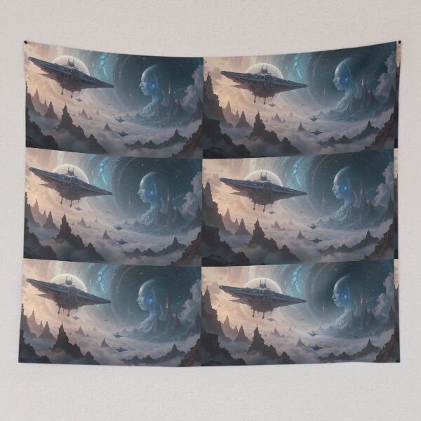 Item preview, Fiction Galactic Journeys Epic Adventures Beyond Stars Space designed and sold by ART ATTACK ZONE.