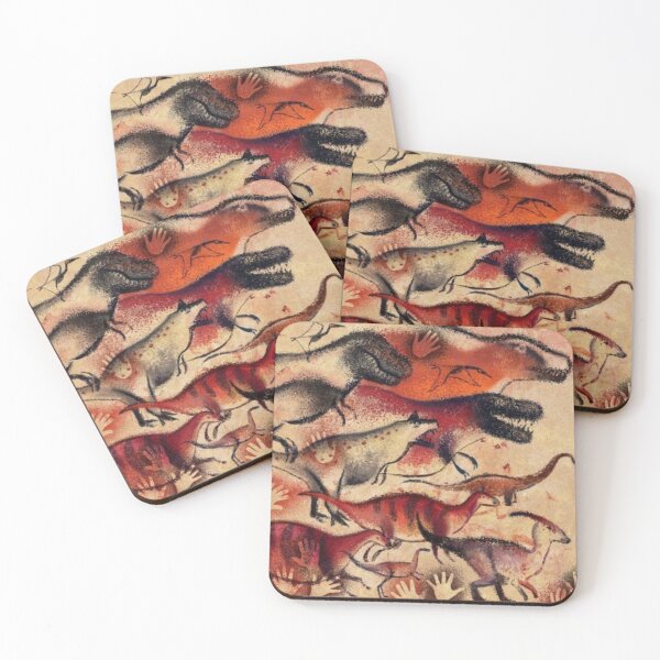 Item preview, Cave Painting Dinosaurs designed and sold by WigOutlet.