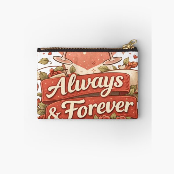 Item preview, Always & Forever Valentines T-Shirt | Heart Roses Champagne Design designed and sold by VibeVogueMerch.