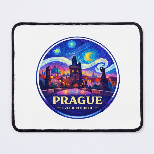 Item preview, Prague Czech Republic Retro Travel Emblem designed and sold by Timegraf.