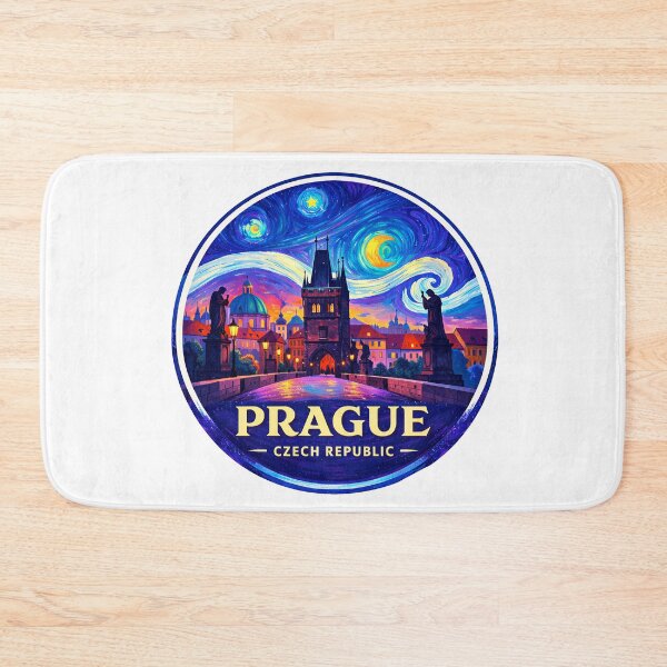 Item preview, Prague Czech Republic Retro Travel Emblem designed and sold by Timegraf.