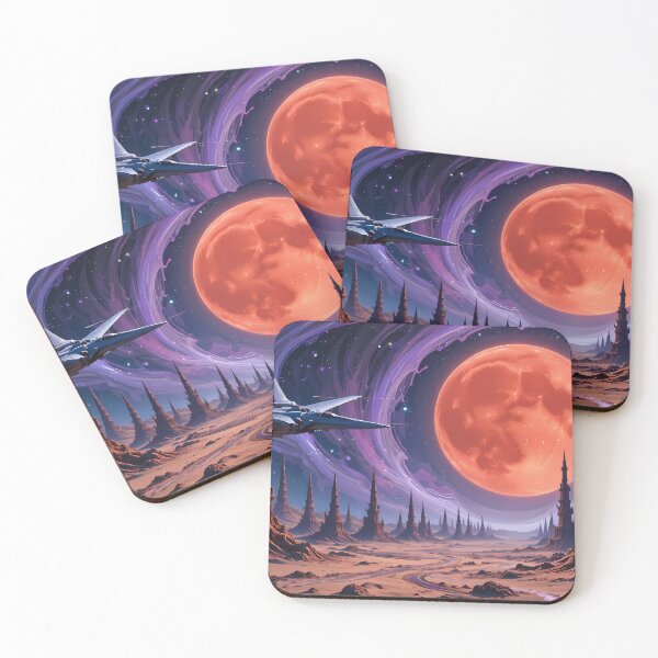 Item preview, Orange Galactic Journeys Epic Adventures Beyond Stars Space designed and sold by ART ATTACK ZONE.