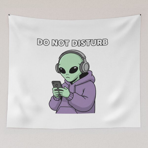 Item preview, Alien Style Do Not Disturb Headphones designed and sold by NOVALOOMARCH.
