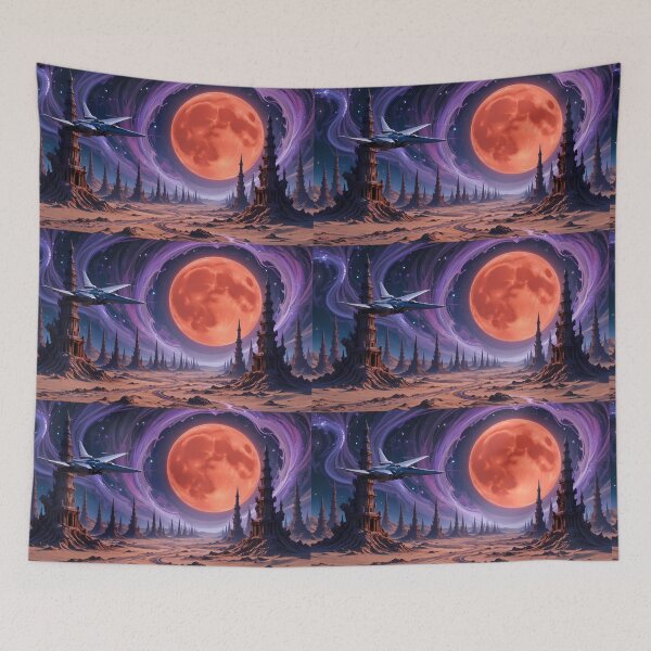 Item preview, Orange Galactic Journeys Epic Adventures Beyond Stars Space designed and sold by ART ATTACK ZONE.