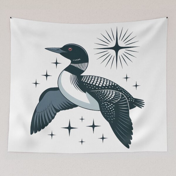 Item preview, Minnesota Rebel North Star Rebel Alliance Loon Art designed and sold by Uglyandcute.