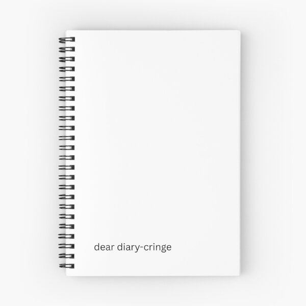 Item preview, Diary Collection: dear diary: cringe designed and sold by JB Created.
