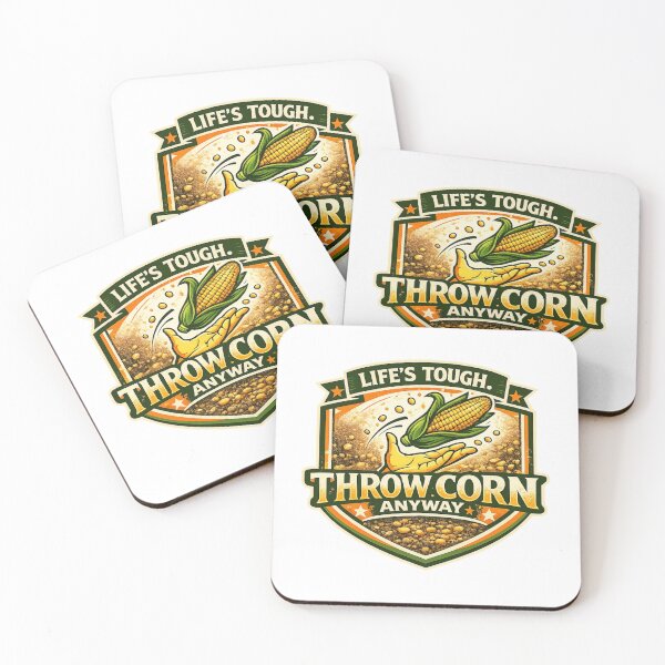 Item preview, Life’s Tough. Throw Corn Anyway. designed and sold by Throwing-Corn.