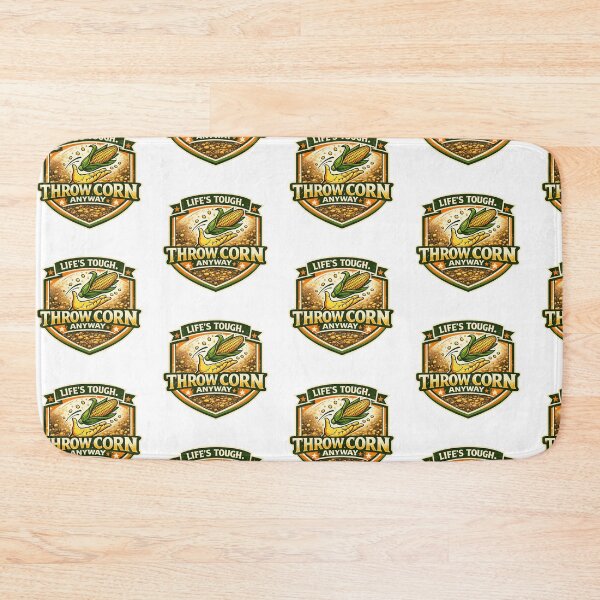 Item preview, Life’s Tough. Throw Corn Anyway. designed and sold by Throwing-Corn.