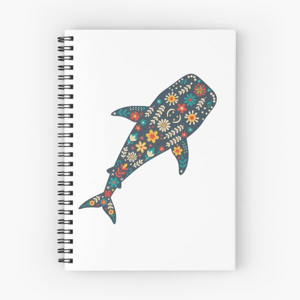Item preview, Whale Shark in Scandinavian Folk Art Style – Hope for Wildlife by heidiannemorris © designed and sold by FOLK ART FUSION by heidiannemorris.