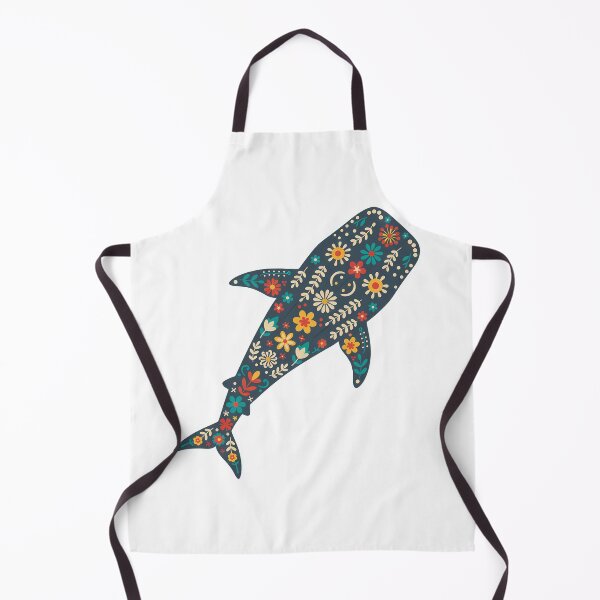 Item preview, Whale Shark in Scandinavian Folk Art Style – Hope for Wildlife by heidiannemorris © designed and sold by FOLK ART FUSION by heidiannemorris.