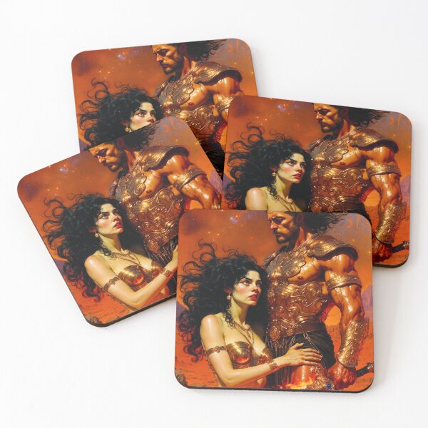 Item preview, Warrior and Lady designed and sold by TinCatOutPost.