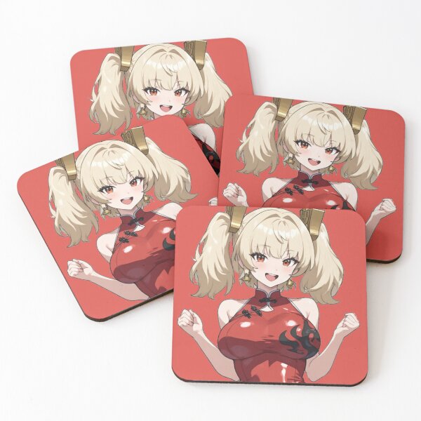 Item preview, Burnice White ZZZ - Fiery Red Cheongsam Aesthetic designed and sold by Jimakmo.