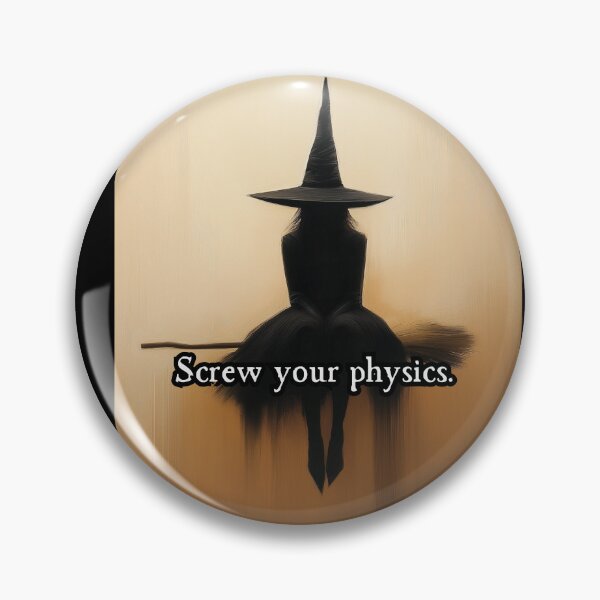 Item preview, Screw Your Physics Witch Surreal Art designed and sold by The Secret Cabal of Despair.