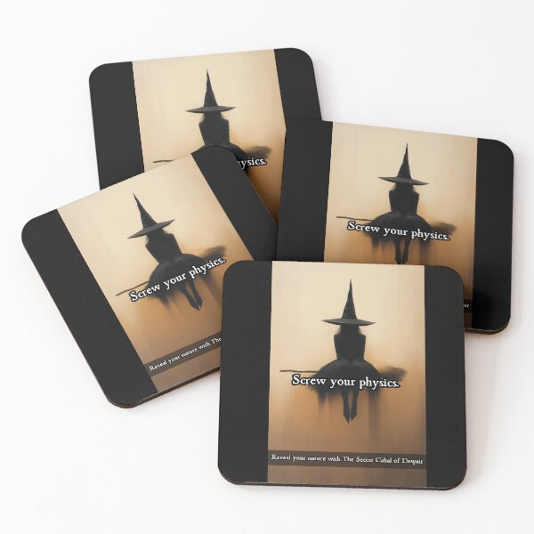 Item preview, Screw Your Physics Witch Surreal Art designed and sold by The Secret Cabal of Despair.