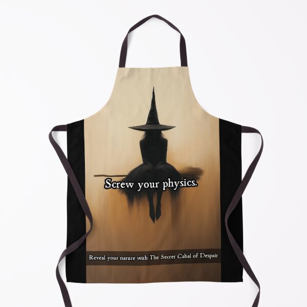 Item preview, Screw Your Physics Witch Surreal Art designed and sold by The Secret Cabal of Despair.