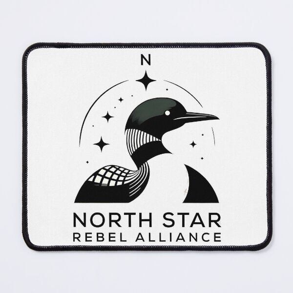 Item preview, Rebel North Star Rebel Alliance Loon Art designed and sold by Uglyandcute.