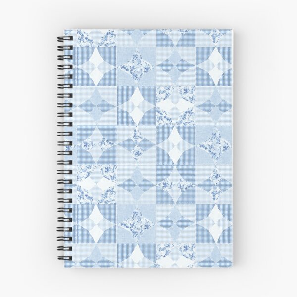 Item preview, Retro Country Chicken Feed Sack Cheater Quilt - Blue & White Gingham designed and sold by LoveAlways-AEP.