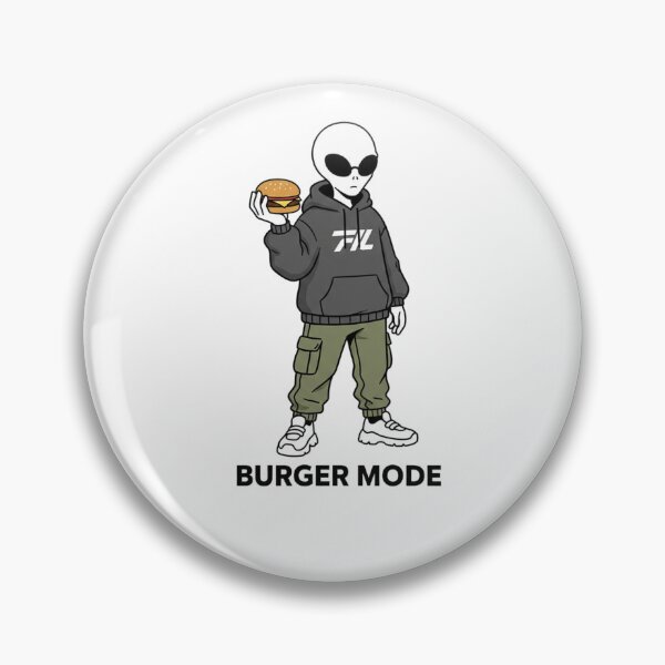 Item preview, Alien Food Burger Mode Activated designed and sold by NOVALOOMARCH.