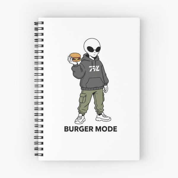 Item preview, Alien Food Burger Mode Activated designed and sold by NOVALOOMARCH.