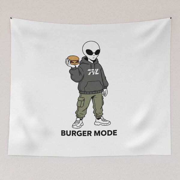 Item preview, Alien Food Burger Mode Activated designed and sold by NOVALOOMARCH.