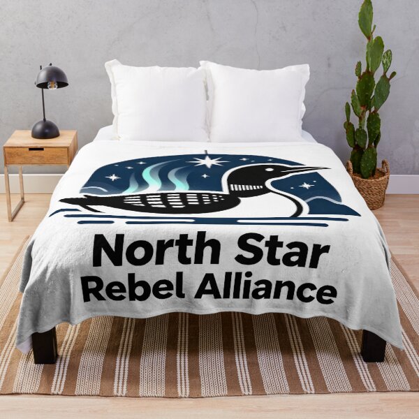 Item preview, Rebel North Star Rebel Alliance Loon Art designed and sold by Uglyandcute.