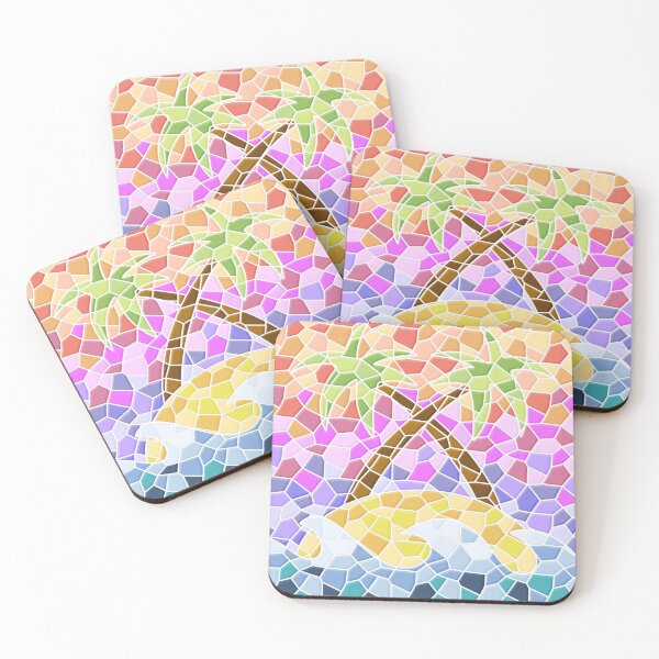 Item preview, Mosaic Desert Island designed and sold by IsobelStudio.