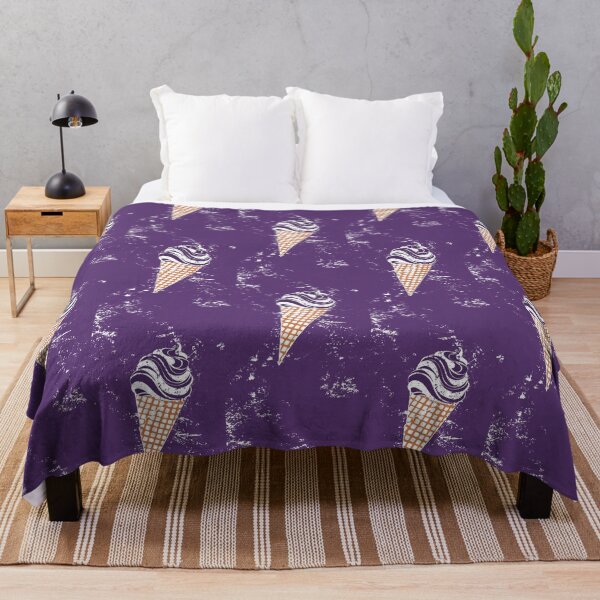 Item preview, Purple Urban Stencil Ice Cream Cone  designed and sold by TackyTime.