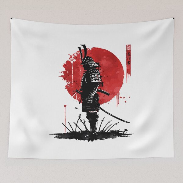 Item preview, Japanese Samurai Red Sun designed and sold by keytee.