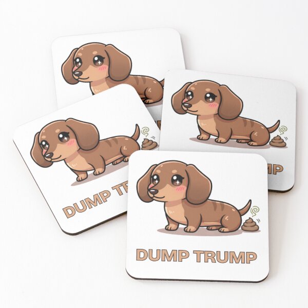 Item preview, Dump Trump Dachshund designed and sold by MikeynMimi.