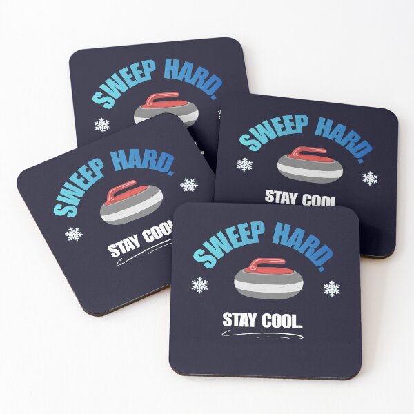 Item preview, Curling Sport And Game. Sweep Hard stay cool Gift For Fans designed and sold by MalwasBasket.