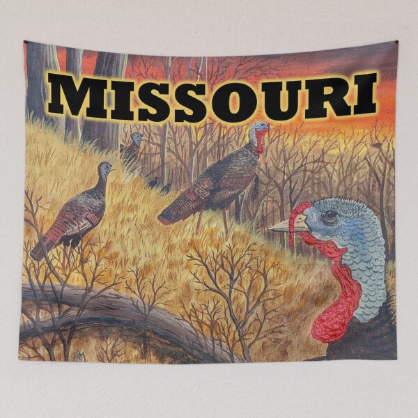 Item preview, Missouri wild turkeys at sunset  designed and sold by Matt Starr Fine Art .