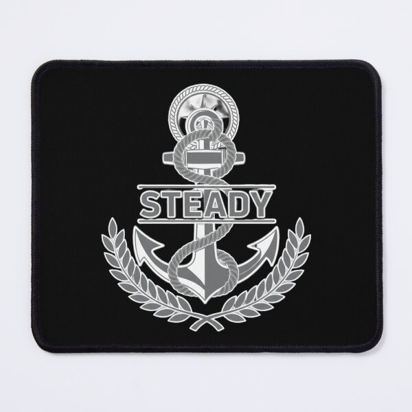 Item preview, Steady | Minimal Stoic Discipline One-Word Typography Design designed and sold by StoicStandards.