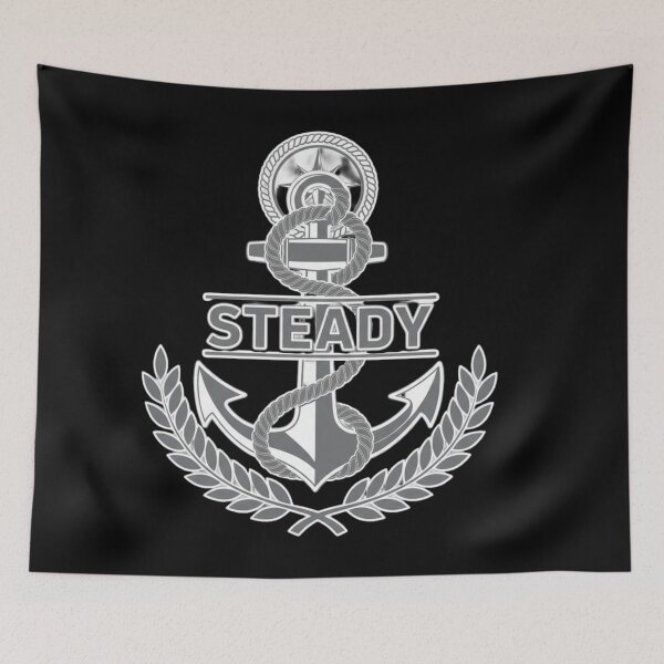 Item preview, Steady | Minimal Stoic Discipline One-Word Typography Design designed and sold by StoicStandards.