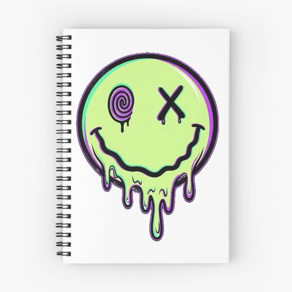 Item preview, Melting Reality: Trippy Acid Drip Smiley designed and sold by GlitchRaven.