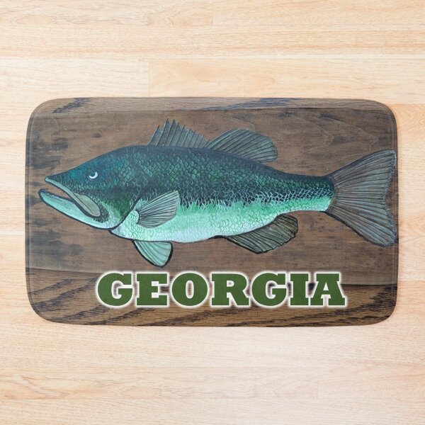 Item preview, Georgia largemouth bass designed and sold by Matt Starr Fine Art .