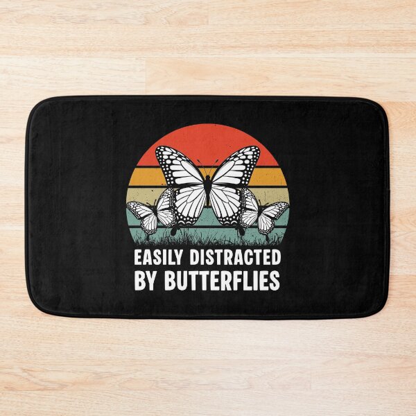 Item preview, Easily Distracted by Butterflies - Retro Vintage 70s Sunset designed and sold by Dmetalx Art Apparel.