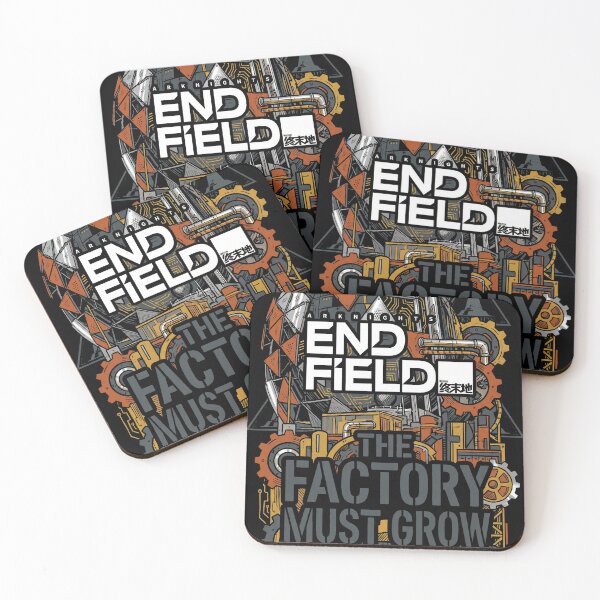 Item preview, Arknights Endfield Factory Must Grow Meme T-Shirt Retro Factory Automation Base Defense designed and sold by Senpaiwaves.