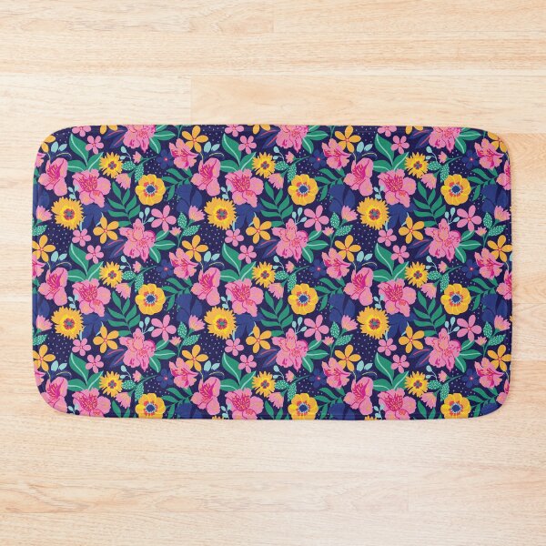 Item preview, Flourish - Navy designed and sold by siandowney.