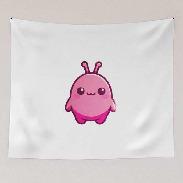 Item preview, Cute Pink Love Alien Valentine Sticker Character designed and sold by SassyArtistry.