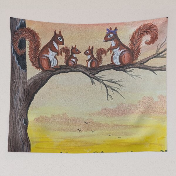 Item preview, Chippy was so happy when he realized he would never be lonesome again  designed and sold by Matt Starr Fine Art .