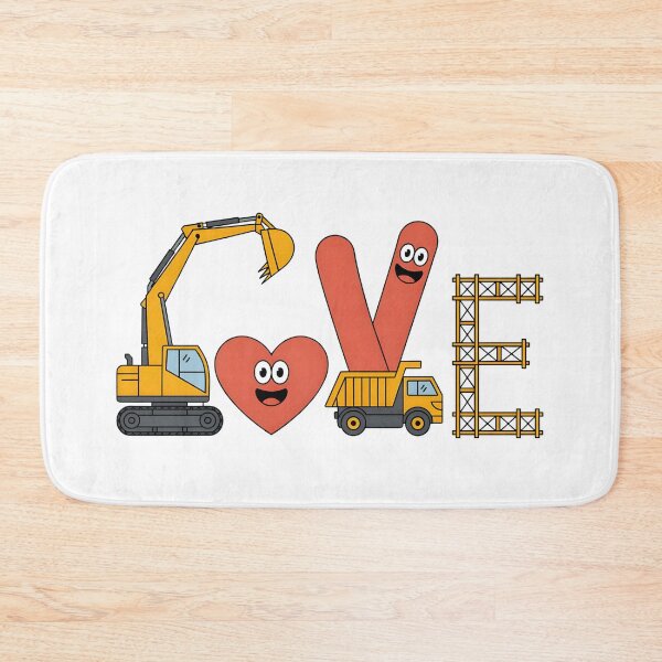 Item preview, Valentines Day Construction Truck T-Shirt for Boys Kids Toddlers designed and sold by SoftyDesigns.