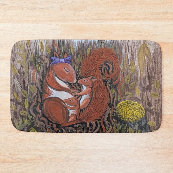 Item preview, Missy was all curled up asleep with her baby squirrels  designed and sold by Matt Starr Fine Art .